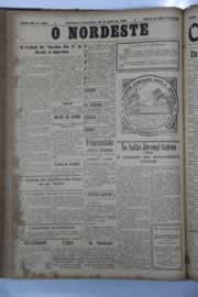 Página do jornal O Nordeste de julho de 1929