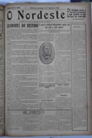 Página do jornal O Nordeste de agosto de 1929