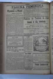 Página do jornal O Nordeste de agosto de 1929