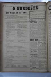 Página do jornal O Nordeste de agosto de 1929