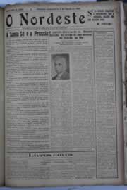 Página do jornal O Nordeste de agosto de 1929