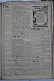 Página do jornal O Nordeste de agosto de 1929
