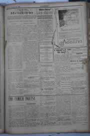 Página do jornal O Nordeste de agosto de 1929