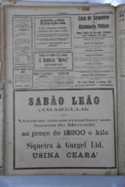 Página do jornal O Nordeste de agosto de 1929