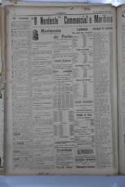 Página do jornal O Nordeste de agosto de 1929