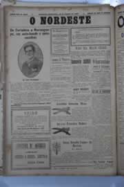 Página do jornal O Nordeste de agosto de 1929
