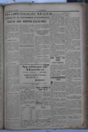 Página do jornal O Nordeste de agosto de 1929