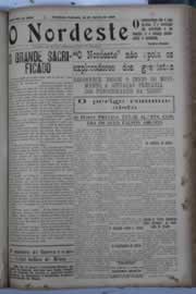 Página do jornal O Nordeste de agosto de 1929