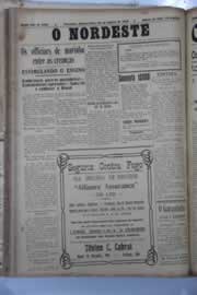 Página do jornal O Nordeste de agosto de 1929