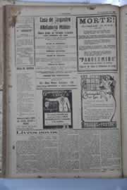 Página do jornal O Nordeste de agosto de 1929