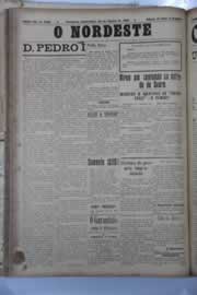 Página do jornal O Nordeste de agosto de 1929