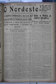 Página do jornal O Nordeste de setembro de 1929