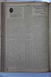 Página do jornal O Nordeste de setembro de 1929
