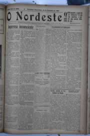 Página do jornal O Nordeste de setembro de 1929