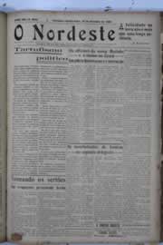 Página do jornal O Nordeste de setembro de 1929