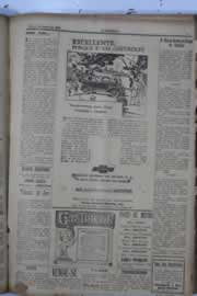 Página do jornal O Nordeste de setembro de 1929