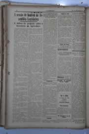 Página do jornal O Nordeste de setembro de 1929