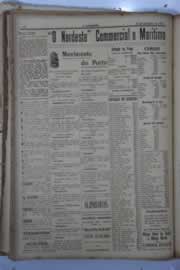 Página do jornal O Nordeste de setembro de 1929