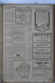 Página do jornal O Nordeste de setembro de 1929