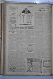 Página do jornal O Nordeste de setembro de 1929