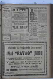 Página do jornal O Nordeste de outubro de 1929