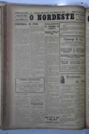 Página do jornal O Nordeste de outubro de 1929