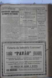 Página do jornal O Nordeste de outubro de 1929