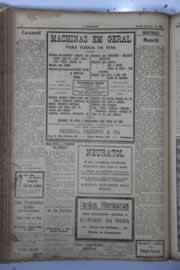 Página do jornal O Nordeste de outubro de 1929