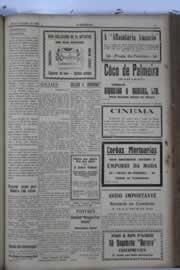 Página do jornal O Nordeste de outubro de 1929