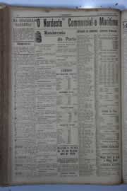 Página do jornal O Nordeste de outubro de 1929