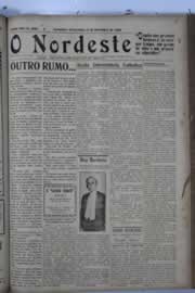 Página do jornal O Nordeste de novembro de 1929