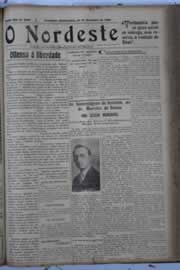 Página do jornal O Nordeste de novembro de 1929