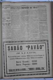 Página do jornal O Nordeste de dezembro de 1929