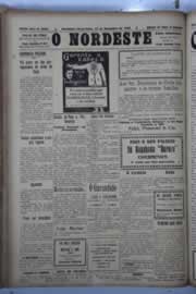Página do jornal O Nordeste de dezembro de 1929