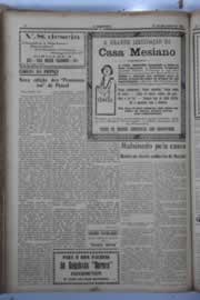 Página do jornal O Nordeste de dezembro de 1929