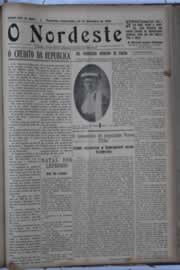 Página do jornal O Nordeste de dezembro de 1929