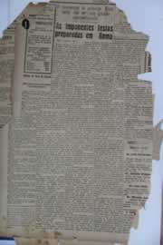 Página do jornal O Nordeste de janeiro de 1930