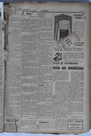 Página do jornal O Nordeste de janeiro de 1930