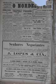 Página do jornal O Nordeste de janeiro de 1930