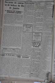 Página do jornal O Nordeste de janeiro de 1930