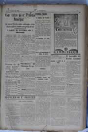 Página do jornal O Nordeste de janeiro de 1930