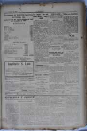 Página do jornal O Nordeste de janeiro de 1930