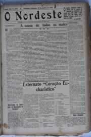Página do jornal O Nordeste de janeiro de 1930
