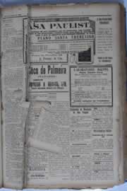 Página do jornal O Nordeste de janeiro de 1930