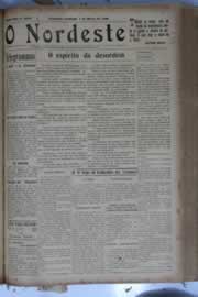 Página do jornal O Nordeste de março de 1930