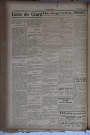 Página do jornal O Nordeste de março de 1930