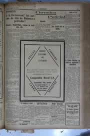 Página do jornal O Nordeste de março de 1930