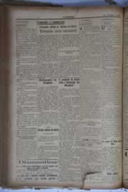 Página do jornal O Nordeste de março de 1930