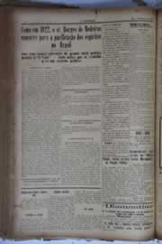 Página do jornal O Nordeste de março de 1930
