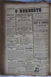 Página do jornal O Nordeste de março de 1930
